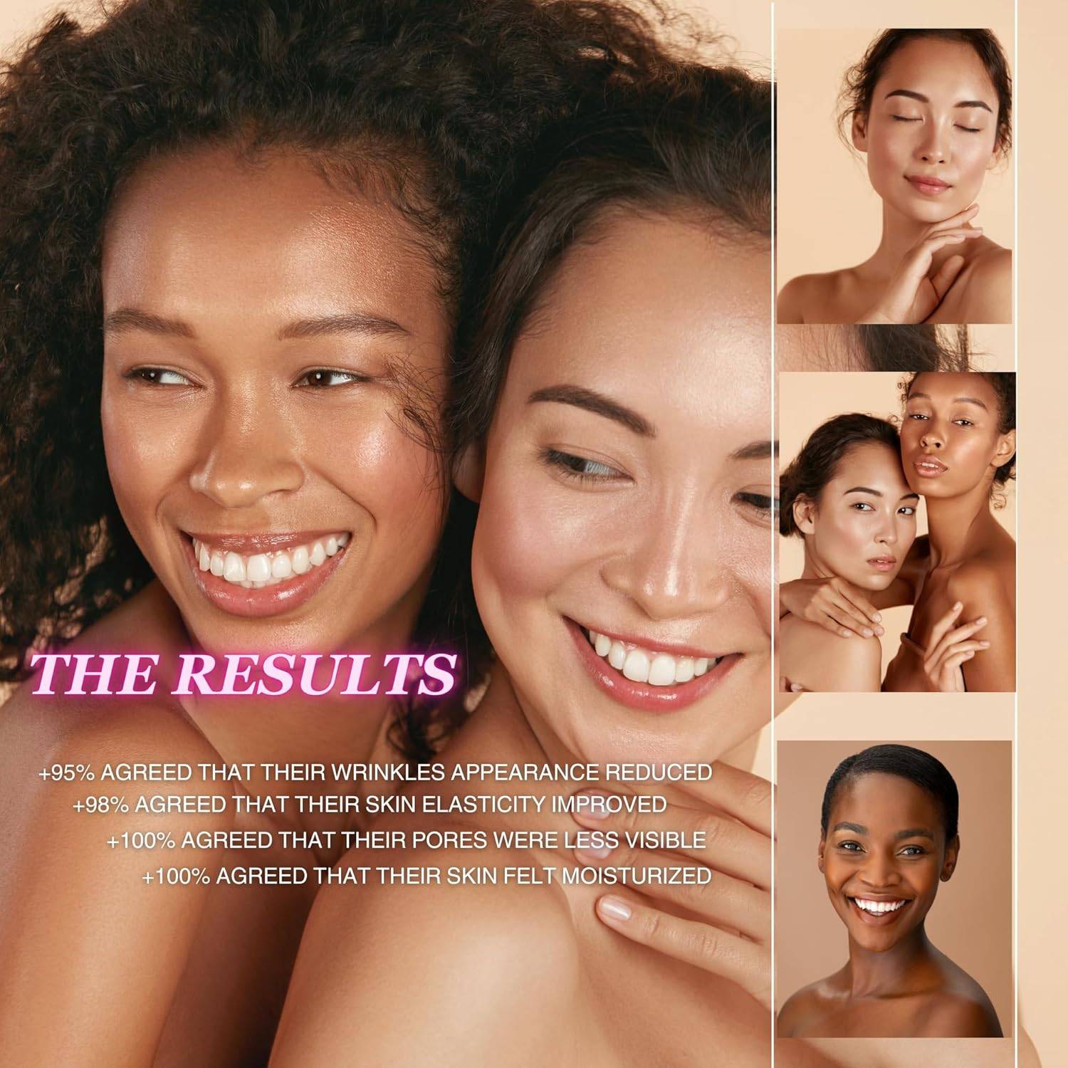 Woman applying Bio Collagen Face Mask for overnight hydration and rejuvenation. Promotes glowing skin with deep moisture and brightening effects.