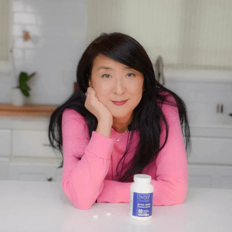 N1o1 Nitric Oxide Lozenges bottle with 60 lozenges for circulation and heart health support. Science-backed nitric oxide booster supplement.