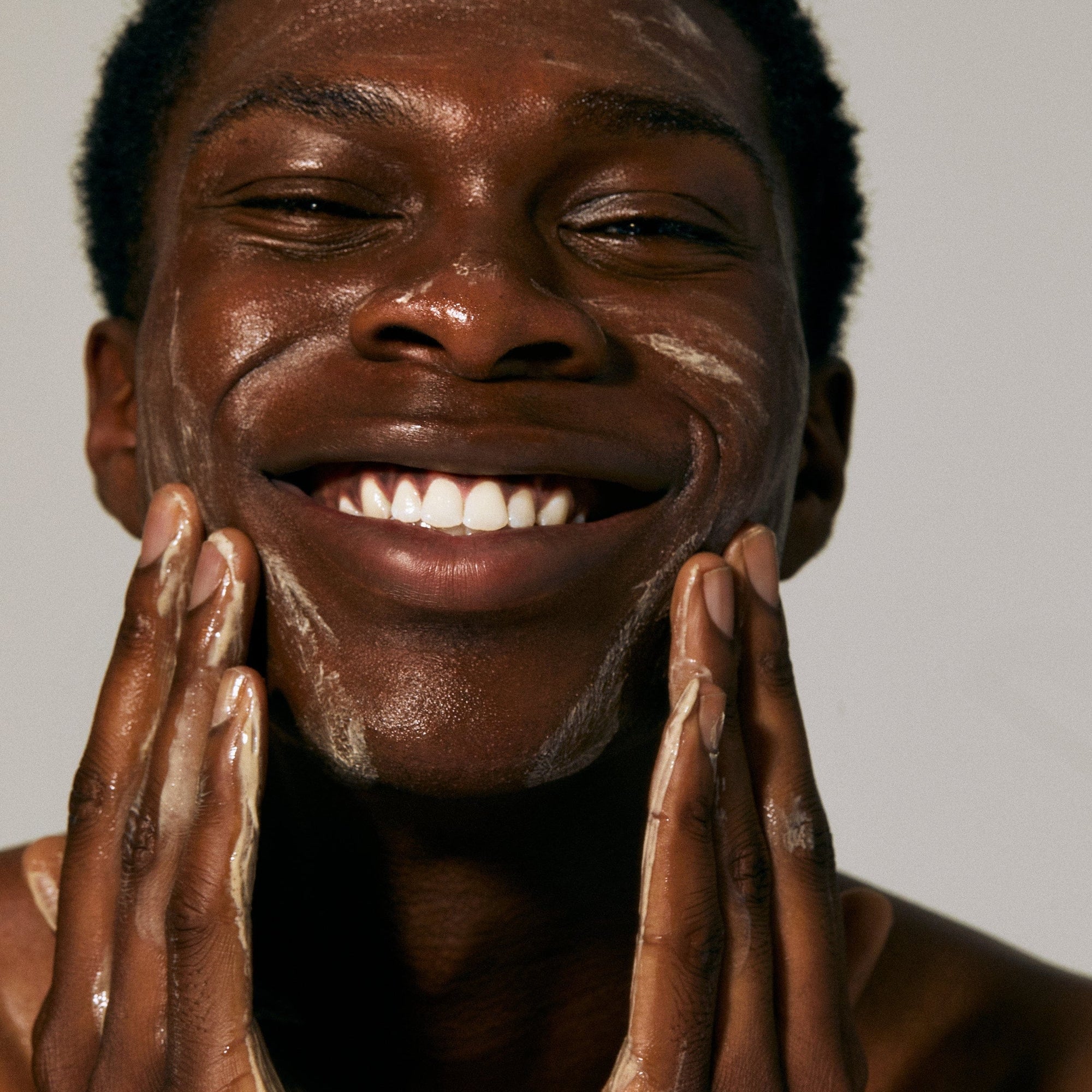 Qasil Cleanser by S’Able Labs in a sleek grey 150ml tube. Sulfate-free brightening facial cleanser for nourishing and clarifying skin care routine.