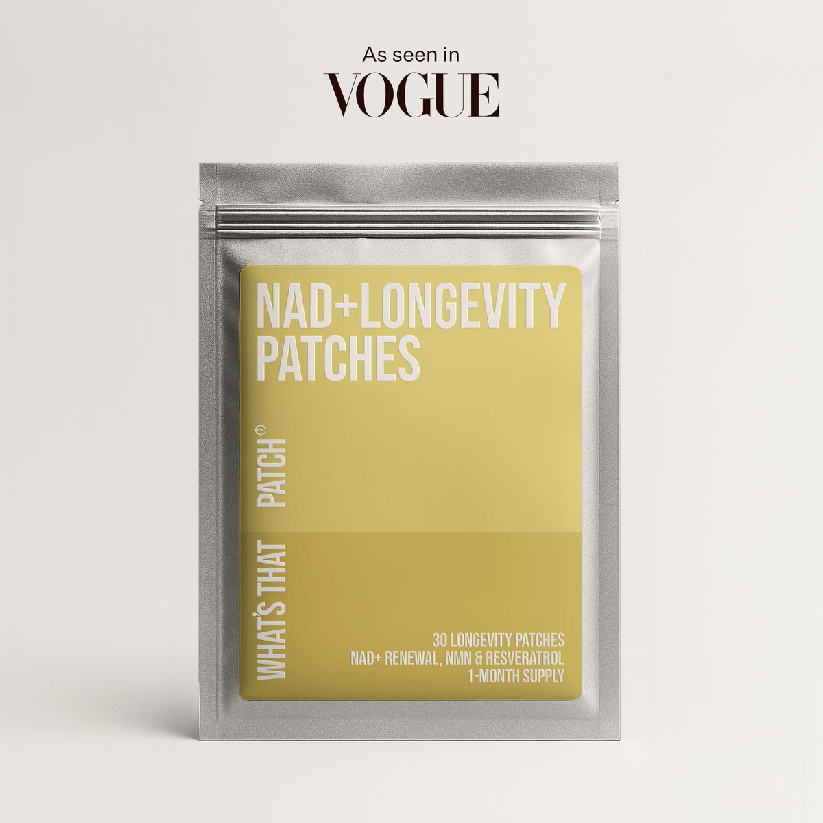 What&#39;s That Patch Patch 1 Month NAD+ LONGEVITY PATCHES