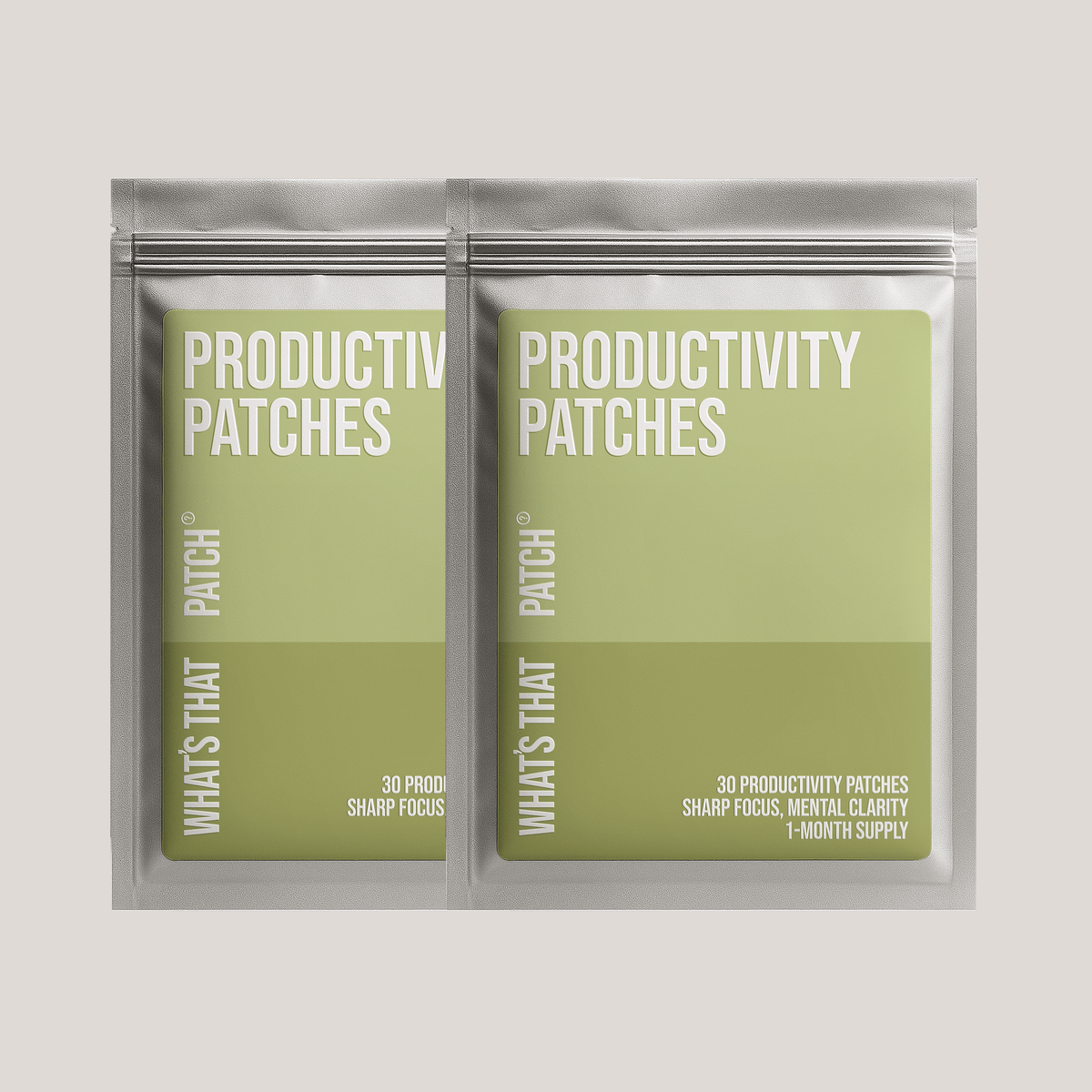 What's That Patch Patch 2 Months PRODUCTIVITY PATCHES