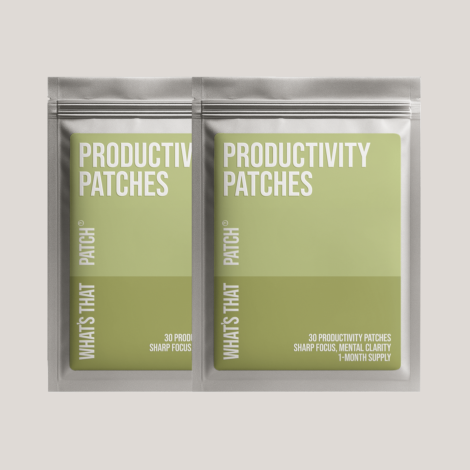 What's That Patch Patch 2 Months PRODUCTIVITY PATCHES