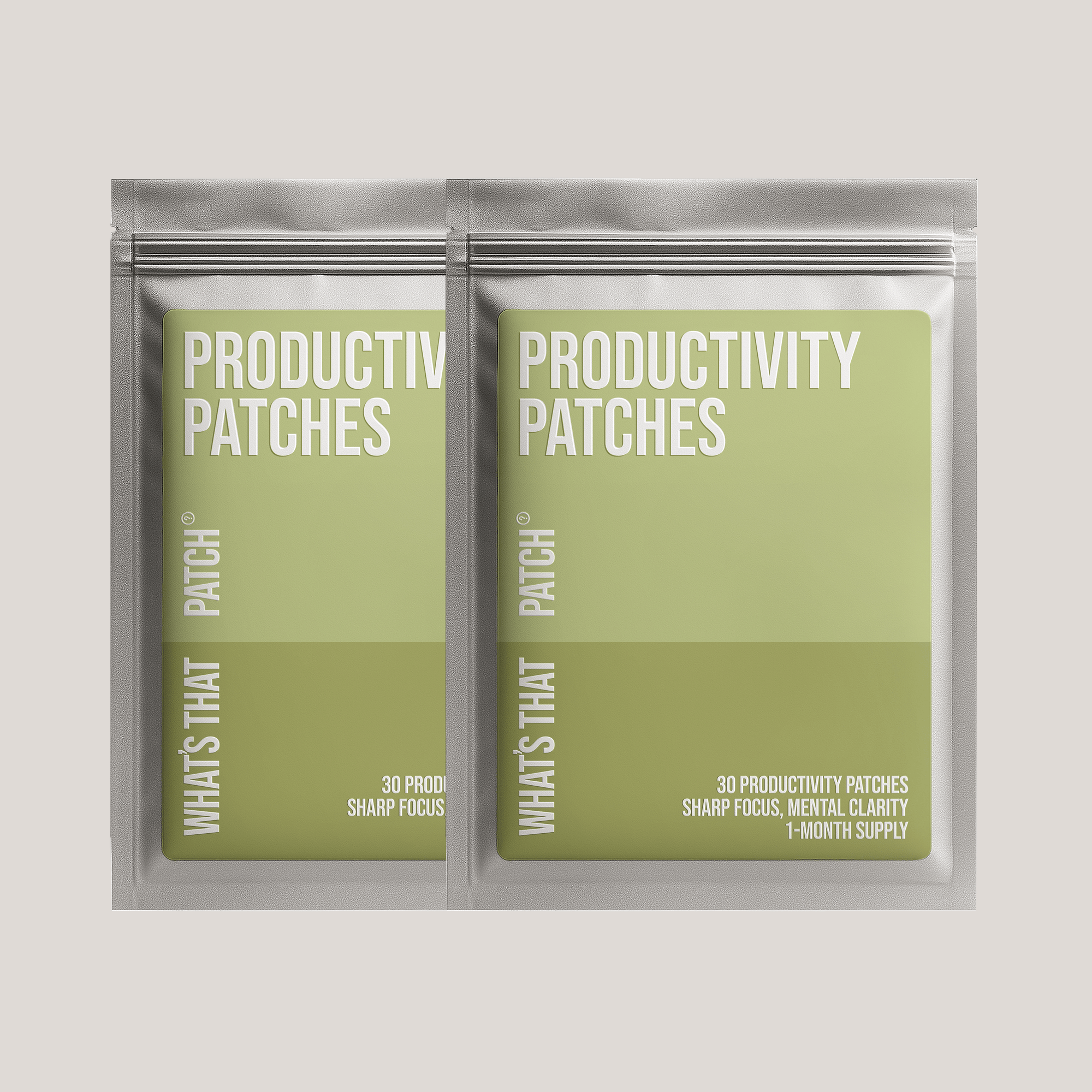 What's That Patch Patch 2 Months PRODUCTIVITY PATCHES