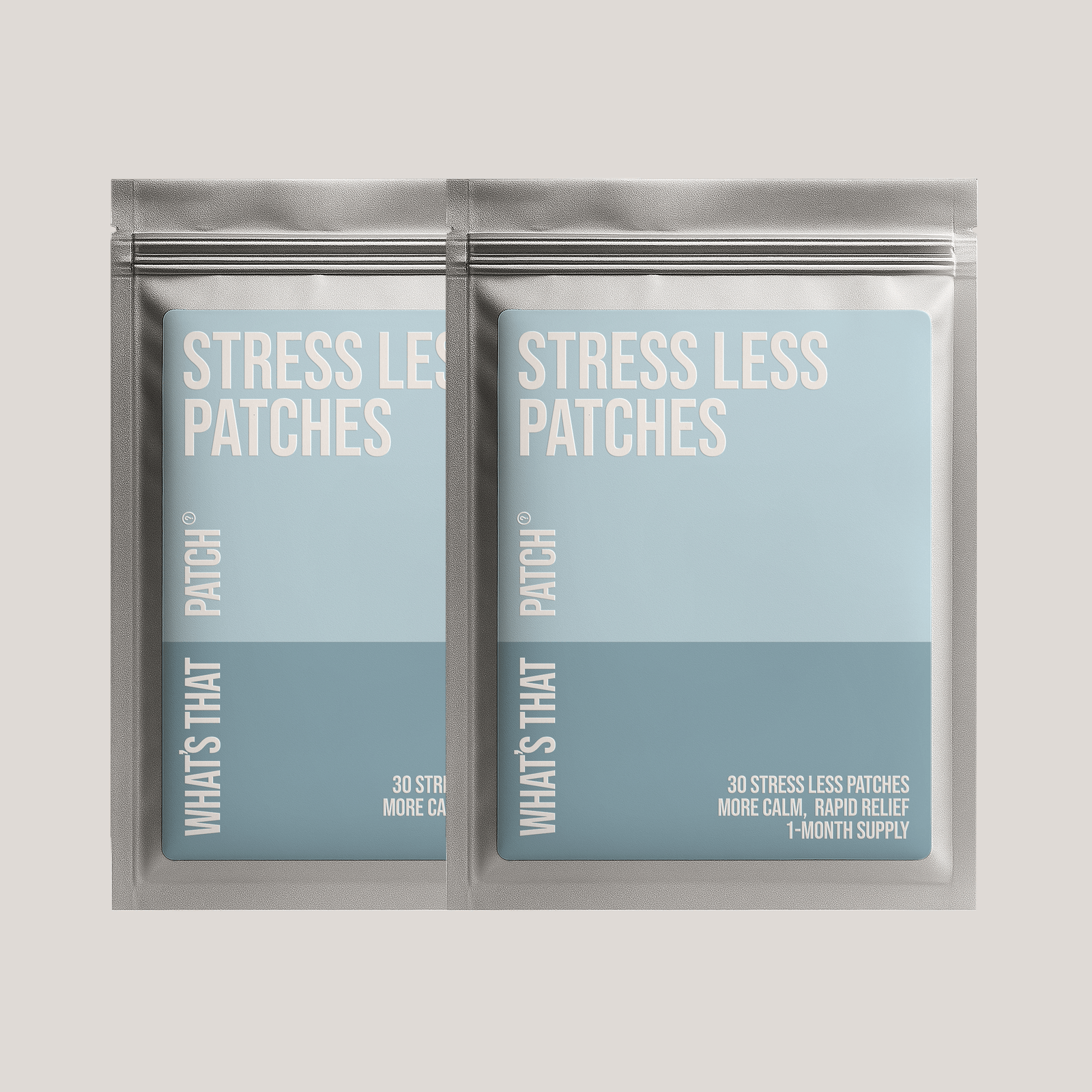 Daily Calm Stress Relief Patches - Inner Peace | 30 Patches in resealable pouch, featured at Vogue Wellness Retreat. Designed for rapid stress relief and daily calm.