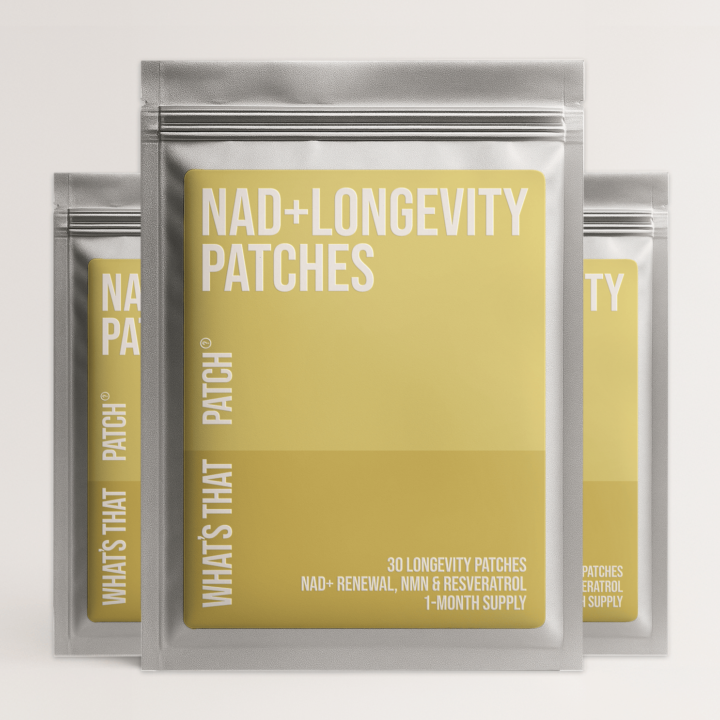 What's That Patch Patch 3 Months NAD+ LONGEVITY PATCHES