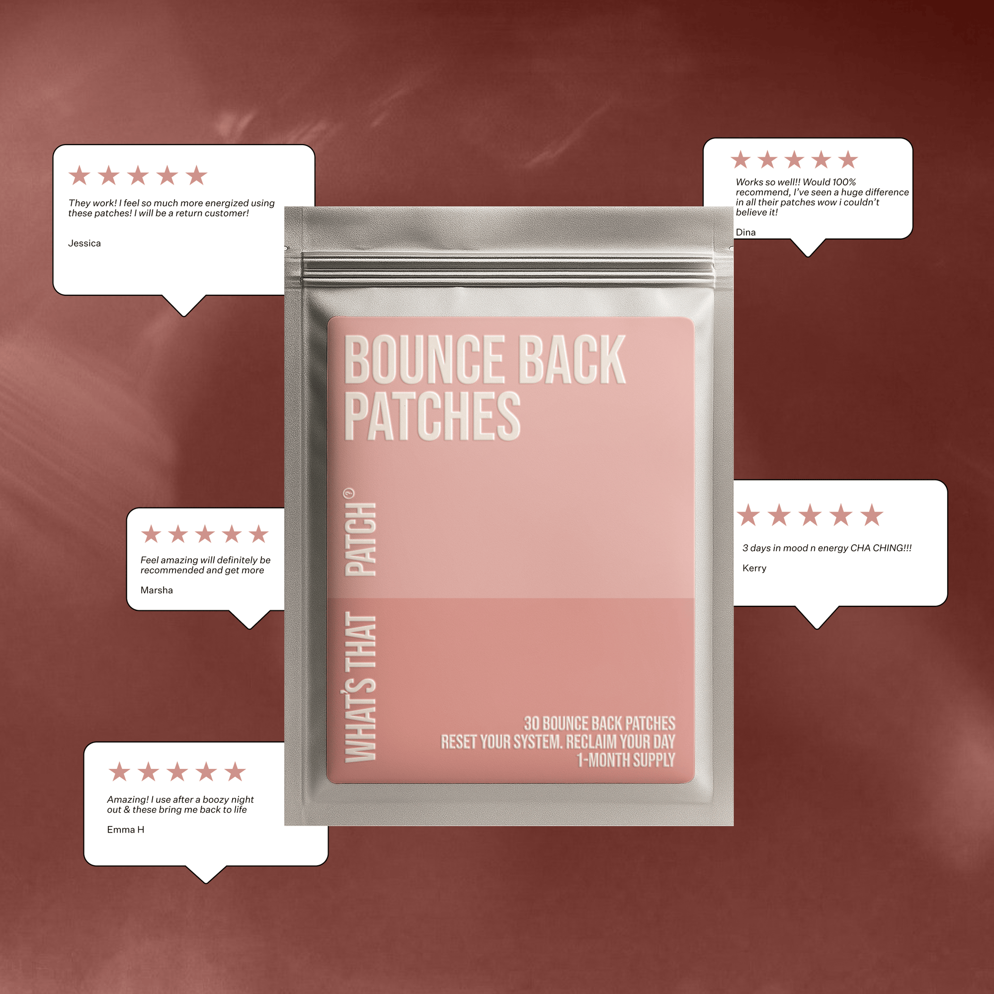 What's That Patch Patch BOUNCE BACK PATCHES