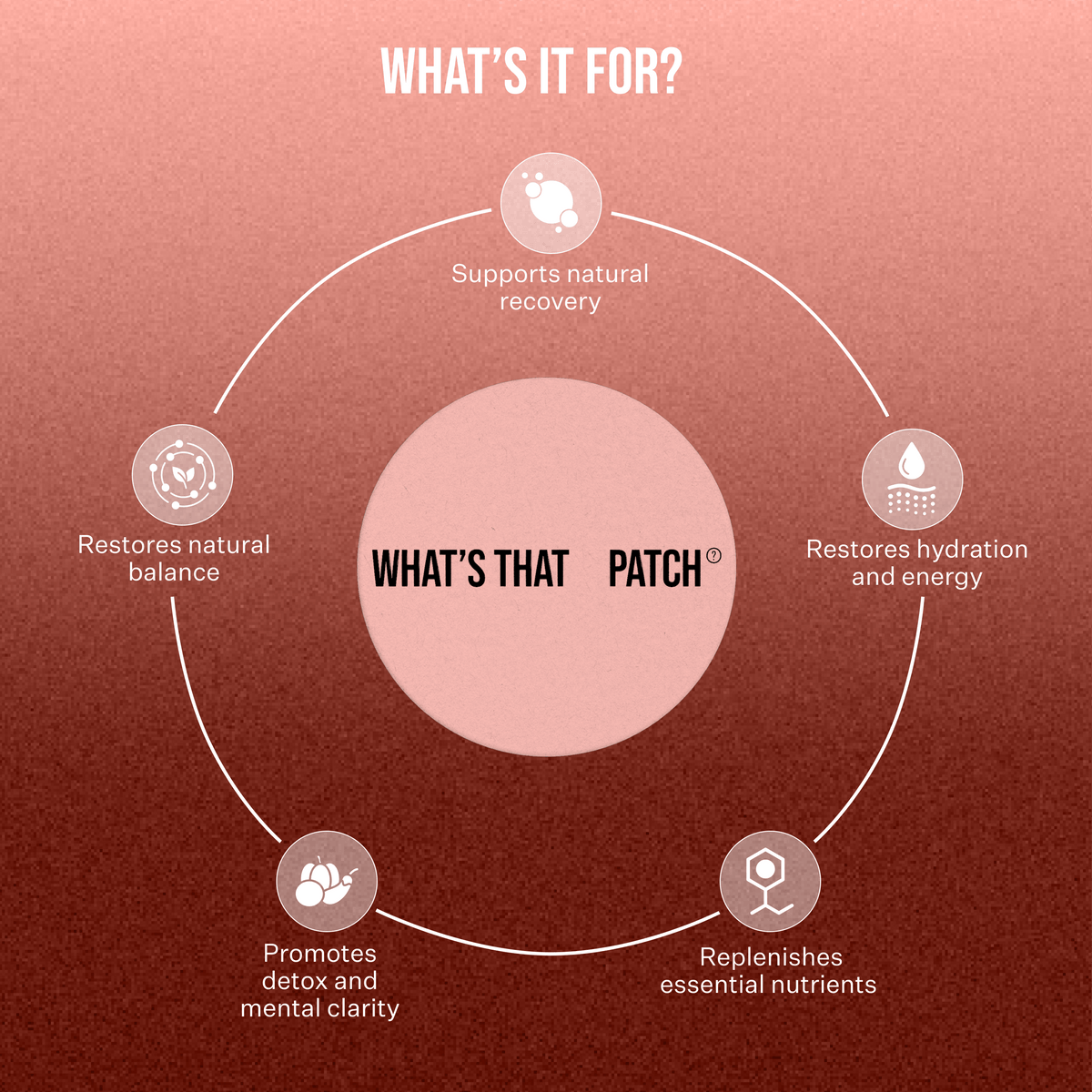 What's That Patch Patch BOUNCE BACK PATCHES