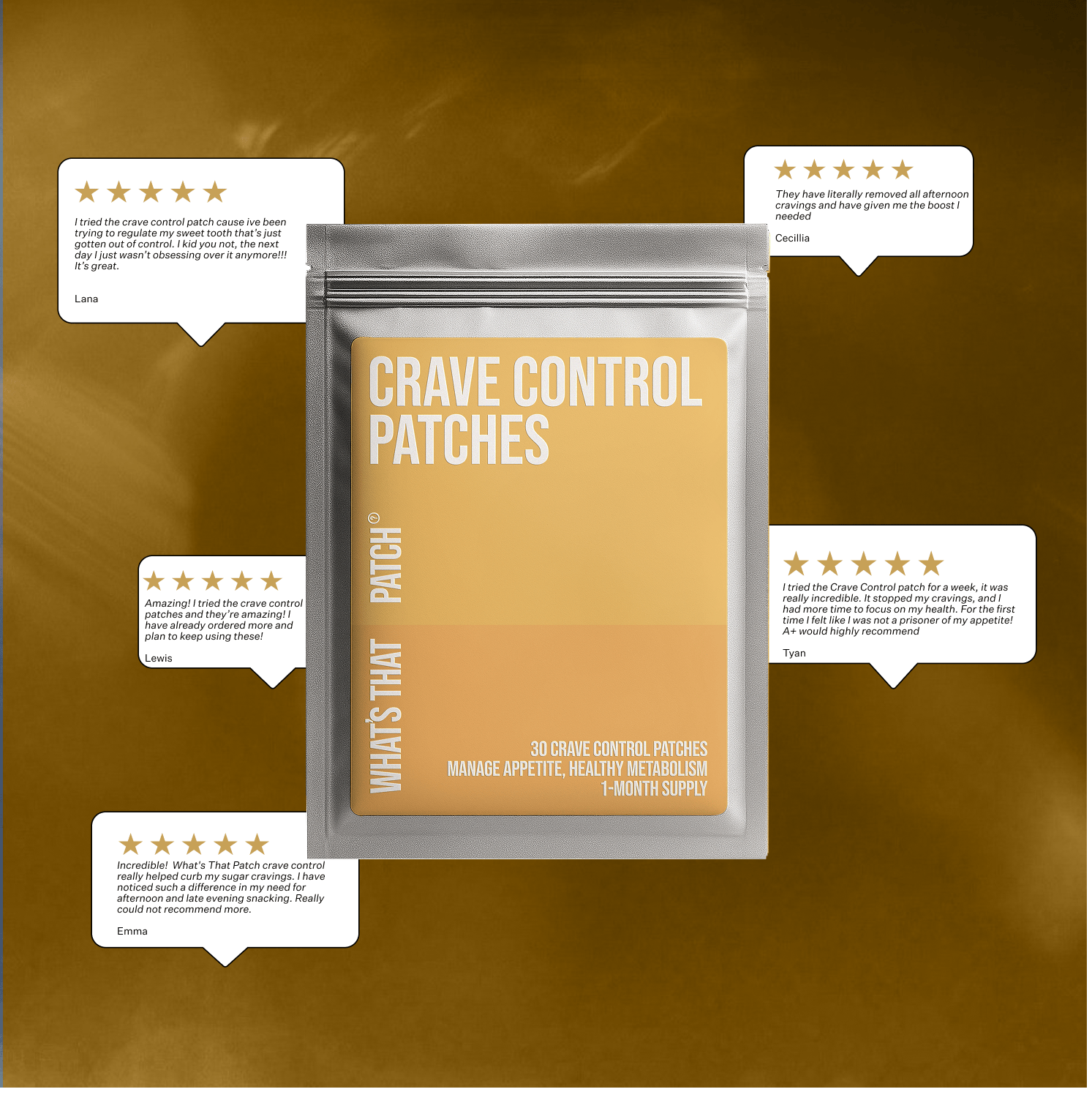 What's That Patch Patch CRAVE CONTROL PATCHES