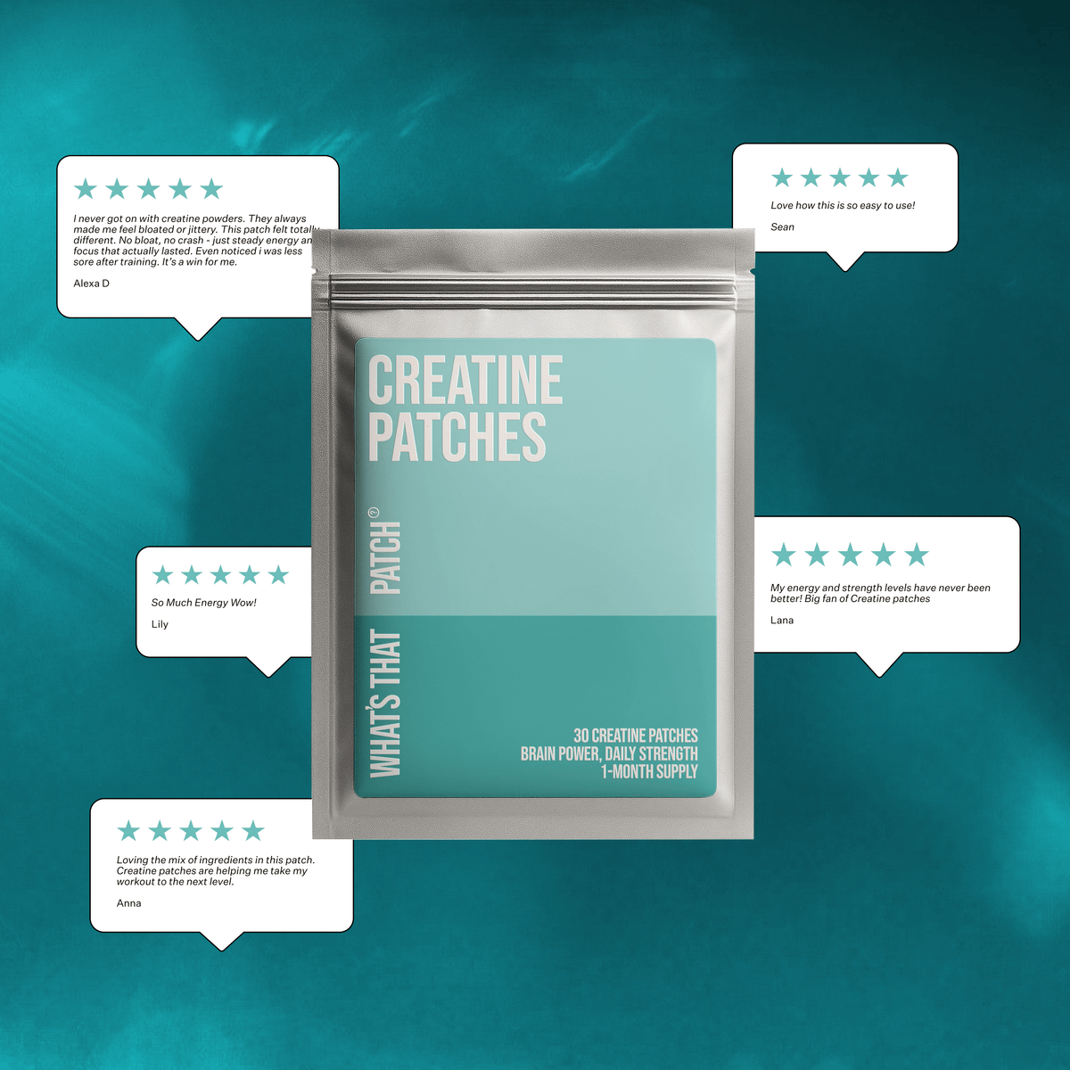 What's That Patch Patch CREATINE PATCHES