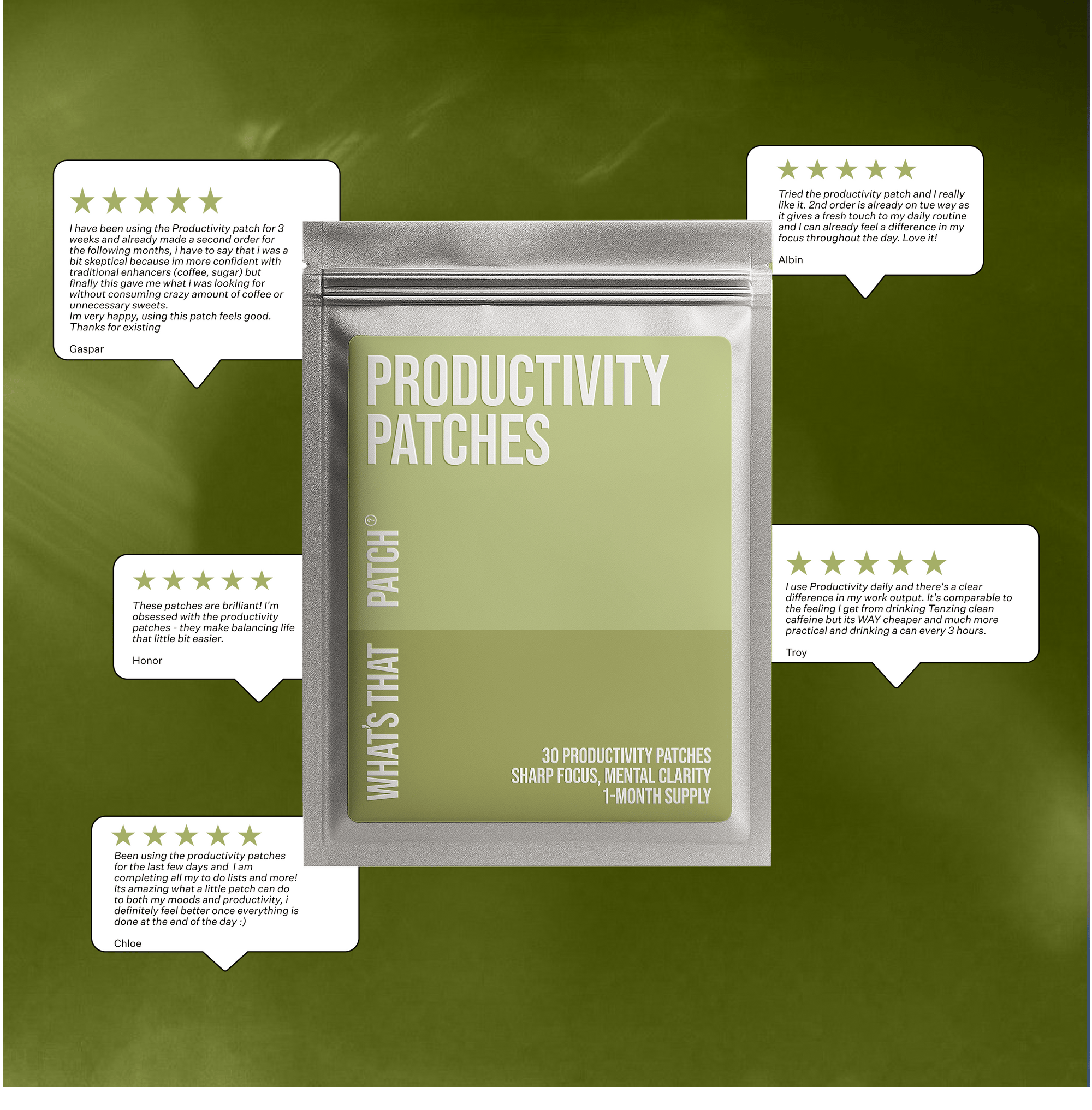 What's That Patch Patch PRODUCTIVITY PATCHES