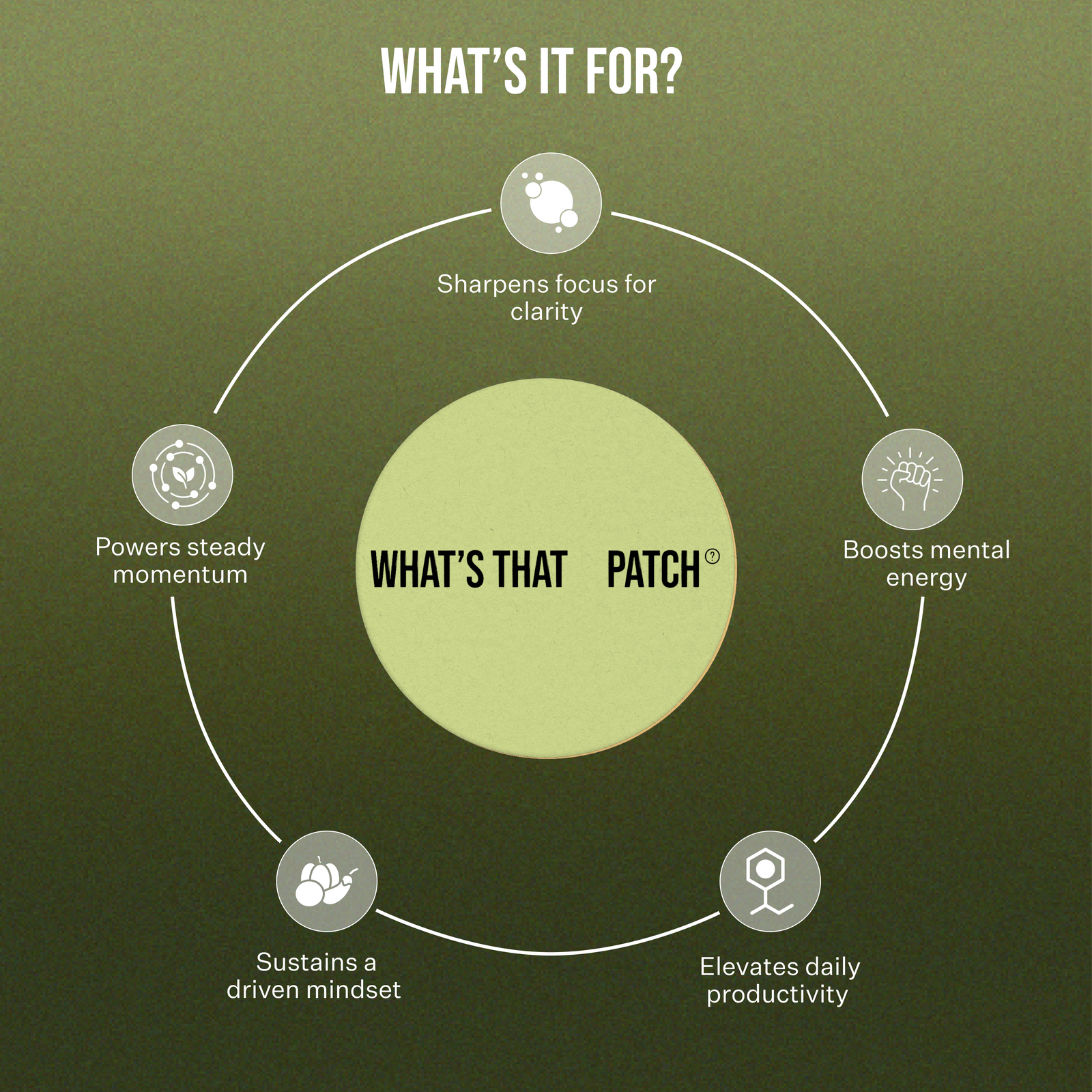 What's That Patch Patch PRODUCTIVITY PATCHES