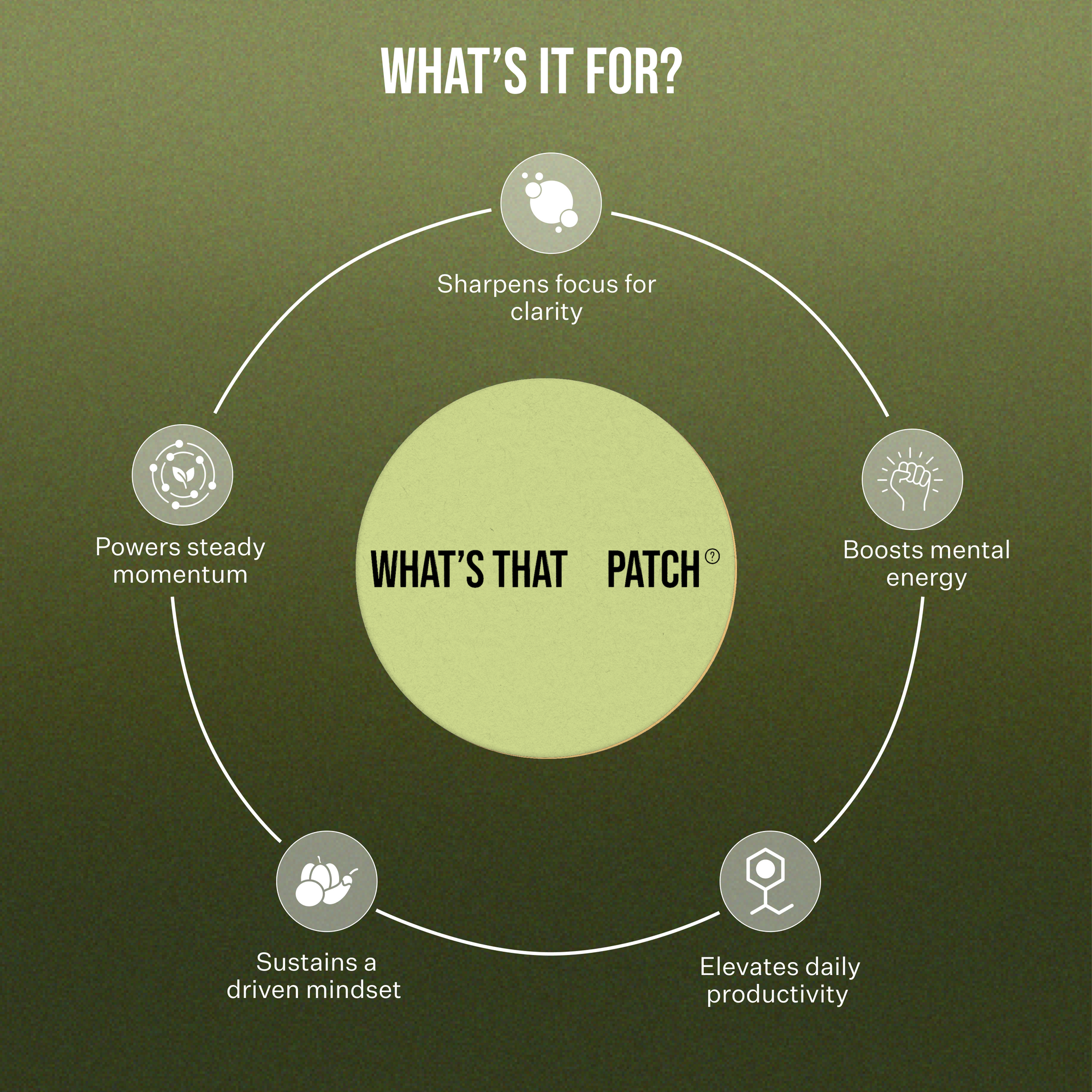 What's That Patch Patch PRODUCTIVITY PATCHES